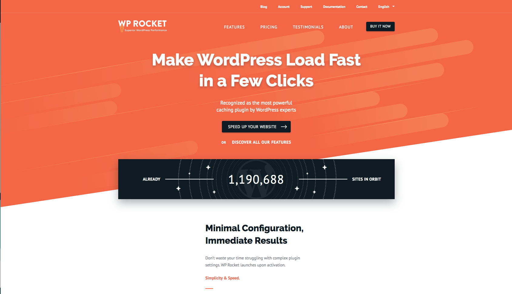 WP Rocket. Plugin de optimización de Wordpress